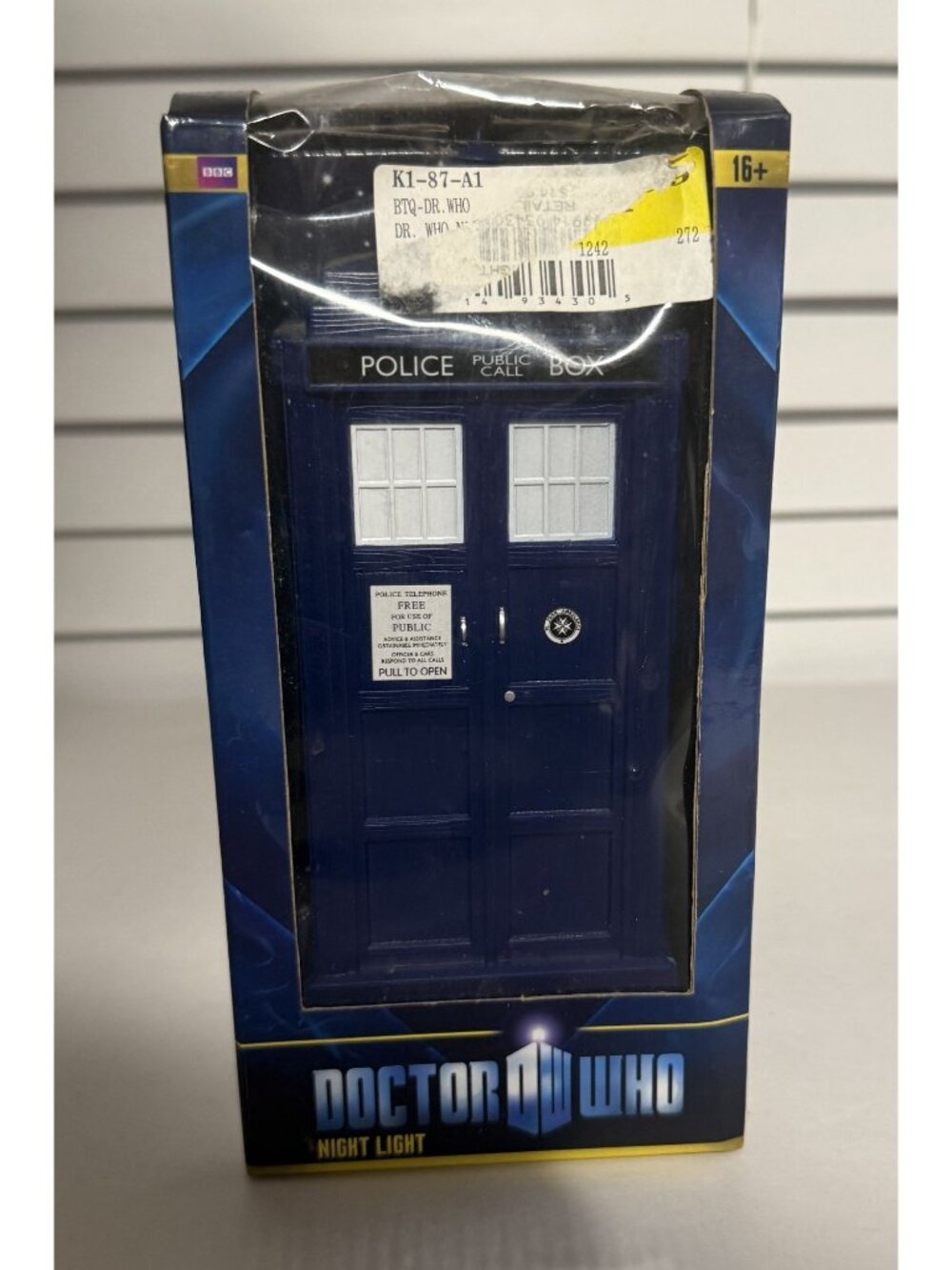 Doctor Who TARDIS Police Box Night Light Underground Toys SEALED